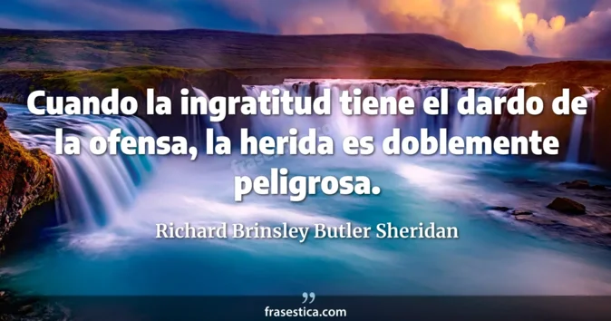 Cita de Richard Brinsley Butler Sheridan