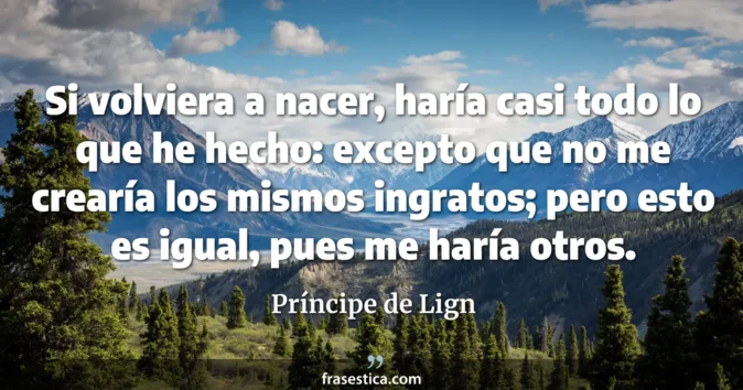 Cita de Príncipe de Lign