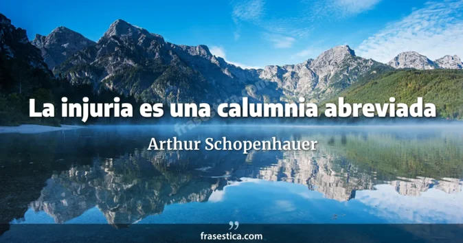 Cita de Arthur Schopenhauer