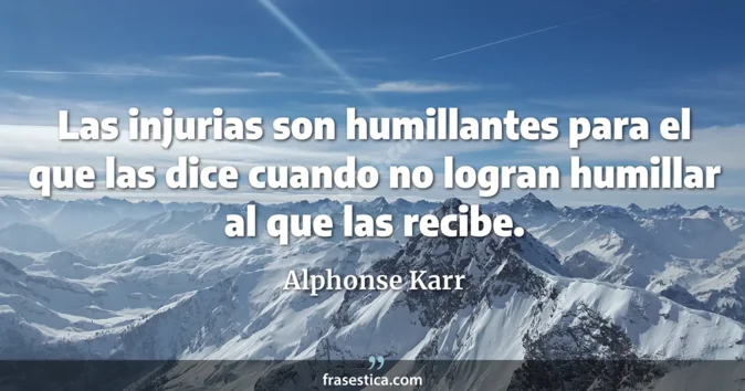 Cita de Alphonse Karr
