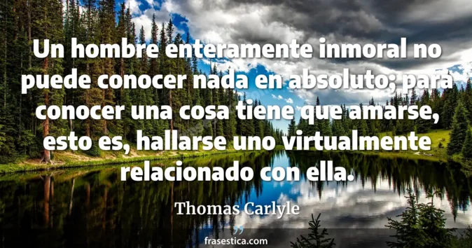 Cita de Thomas Carlyle
