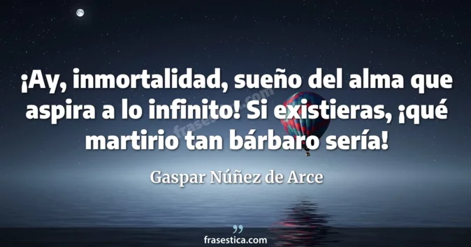 Cita de Gaspar Núñez de Arce