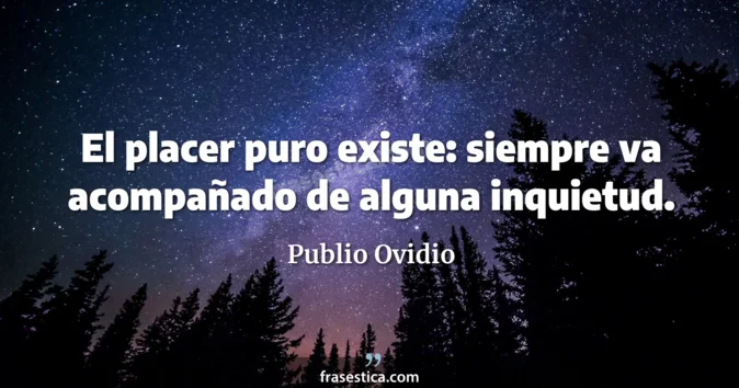 Cita de Publio Ovidio