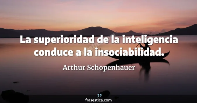 Cita de Arthur Schopenhauer