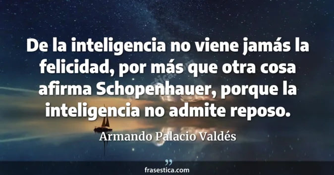 Cita de Armando Palacio Valdés