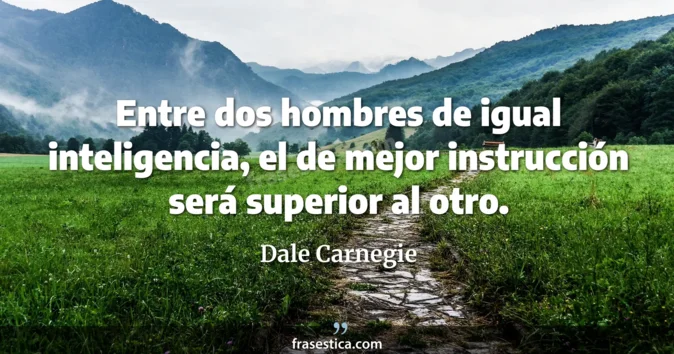 Cita de Dale Carnegie