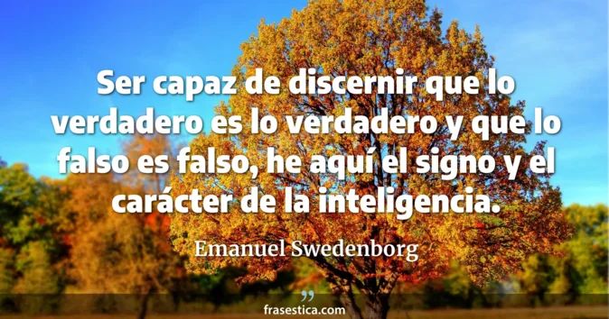 Cita de Emanuel Swedenborg