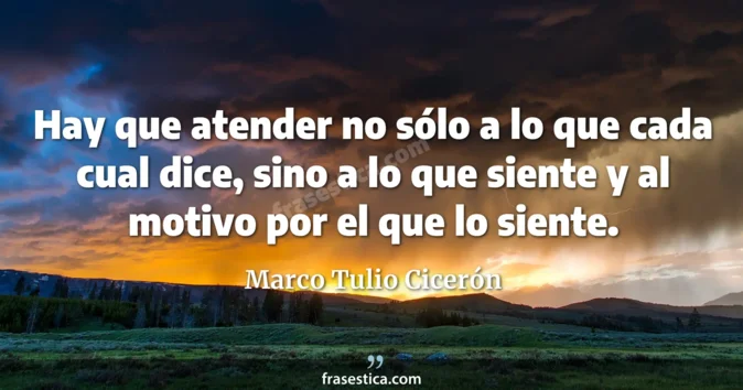Cita de Marco Tulio Cicerón