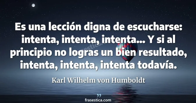 Cita de Karl Wilhelm von Humboldt