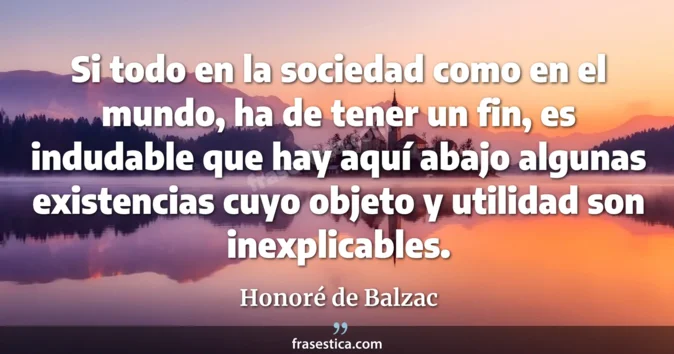 Cita de Honoré de Balzac