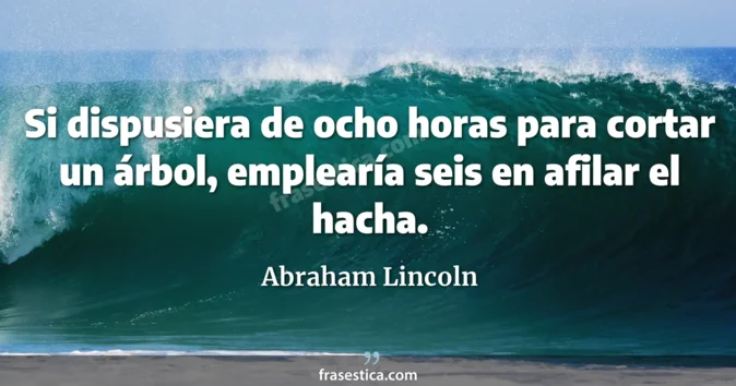 Cita de Abraham Lincoln
