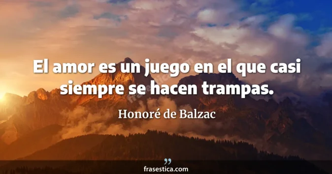 Cita de Honoré de Balzac