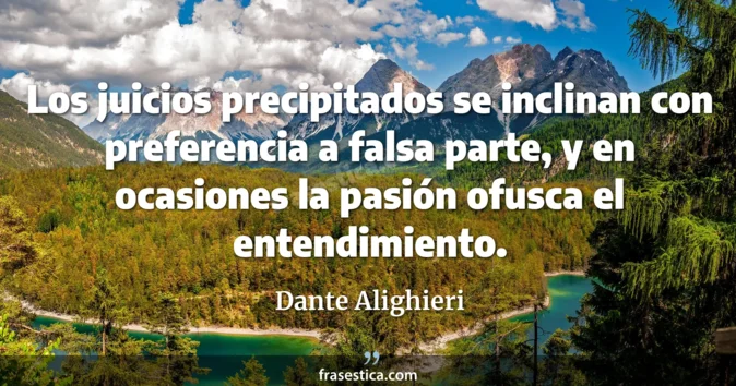 Cita de Dante Alighieri