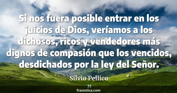 Cita de Silvio Pellico