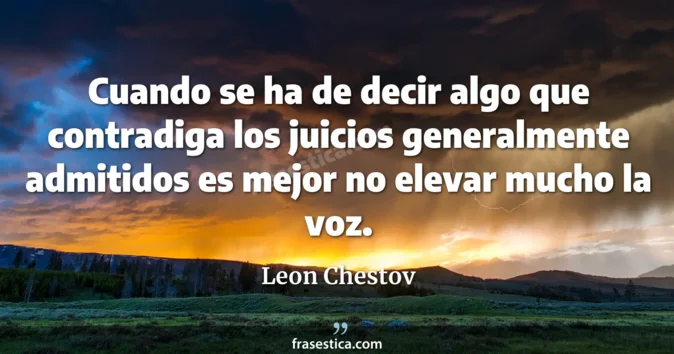 Cita de Leon Chestov
