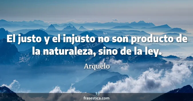 Cita de Arquelo