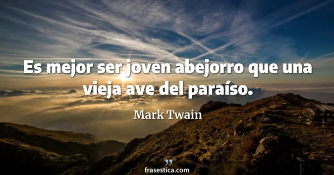 Cita de Mark Twain