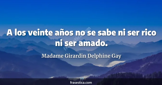 Cita de Madame Girardin Delphine Gay