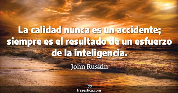 Cita de John Ruskin