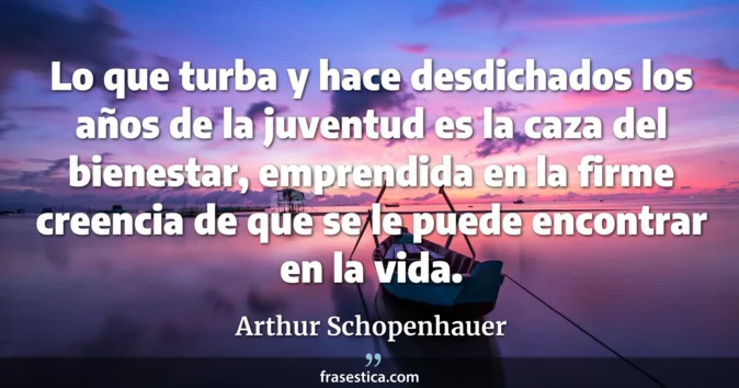 Cita de Arthur Schopenhauer
