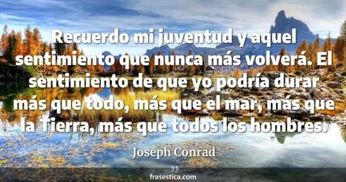 Cita de Joseph Conrad