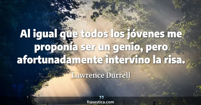 Cita de Lawrence Durrell