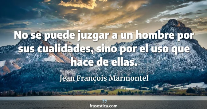 Cita de Jean François Marmontel