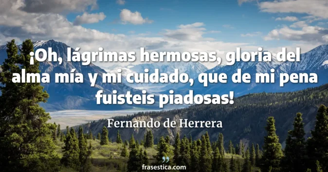 Cita de Fernando de Herrera