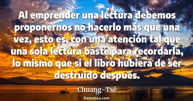 Cita de Chuang-Tsé
