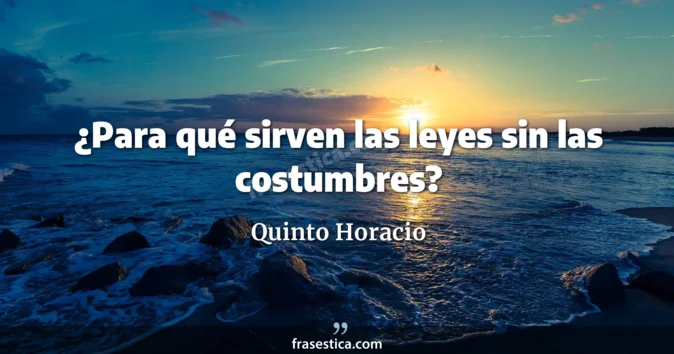 Cita de Quinto Horacio