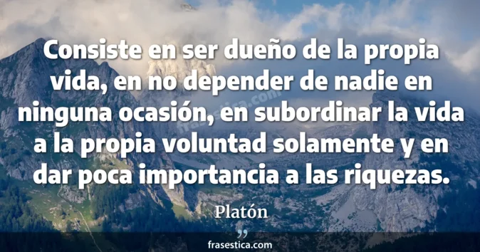 Cita de Platón