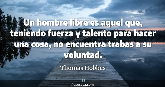 Cita de Thomas Hobbes