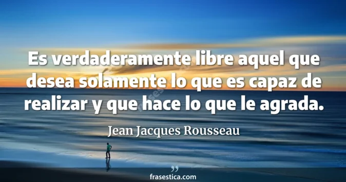 Cita de Jean Jacques Rousseau