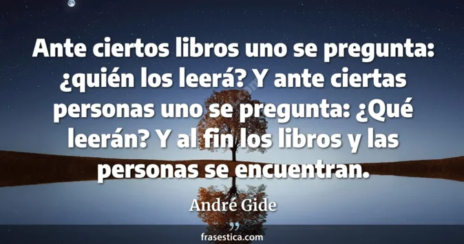 Cita de André Gide