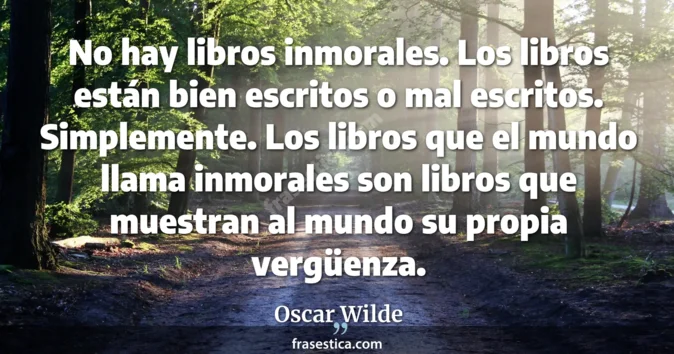 Cita de Oscar Wilde
