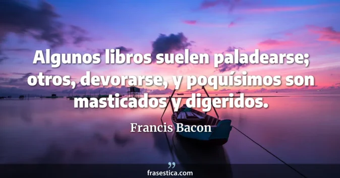 Cita de Francis Bacon