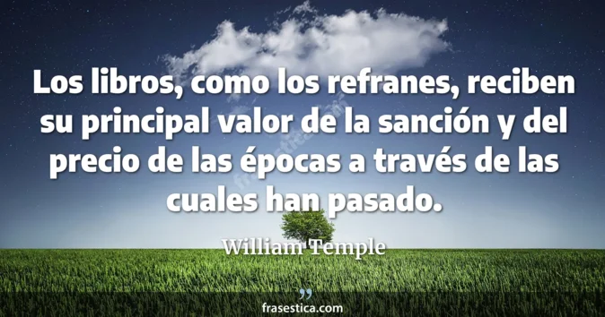 Cita de William Temple