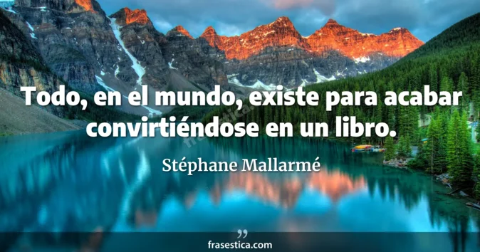 Cita de Stéphane Mallarmé