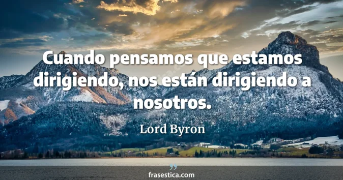 Cita de Lord Byron