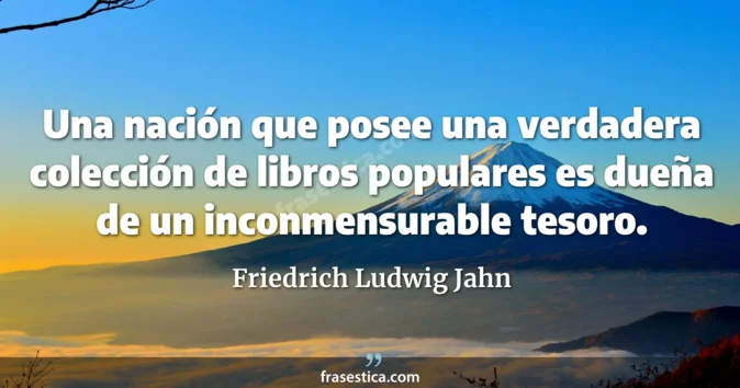 Cita de Friedrich Ludwig Jahn