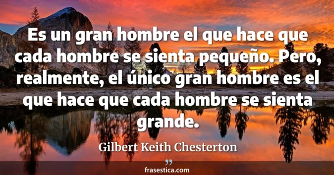 Cita de Gilbert Keith Chesterton