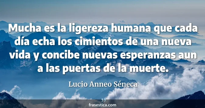 Cita de Lucio Anneo Séneca