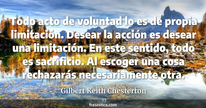 Cita de Gilbert Keith Chesterton