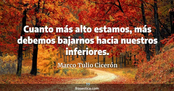 Cita de Marco Tulio Cicerón