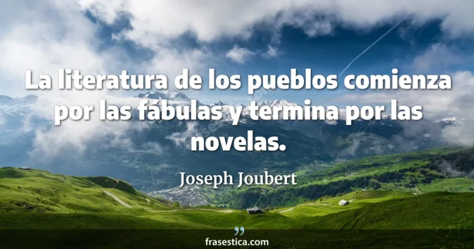 Cita de Joseph Joubert