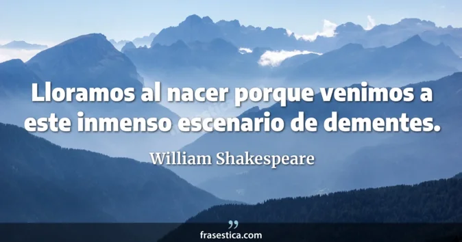 Cita de William Shakespeare
