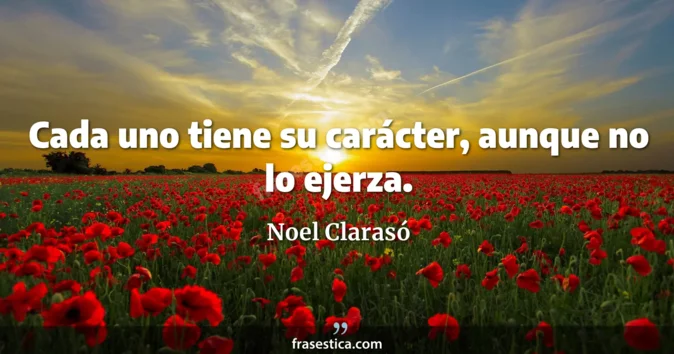Cita de Noel Clarasó