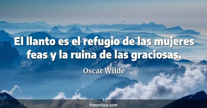 Cita de Oscar Wilde