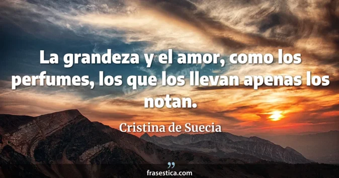 Cita de Cristina de Suecia