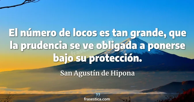 Cita de San Agustín de Hipona